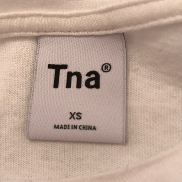 White graphic long sleeve from aritzia! - Picture 2 of 3